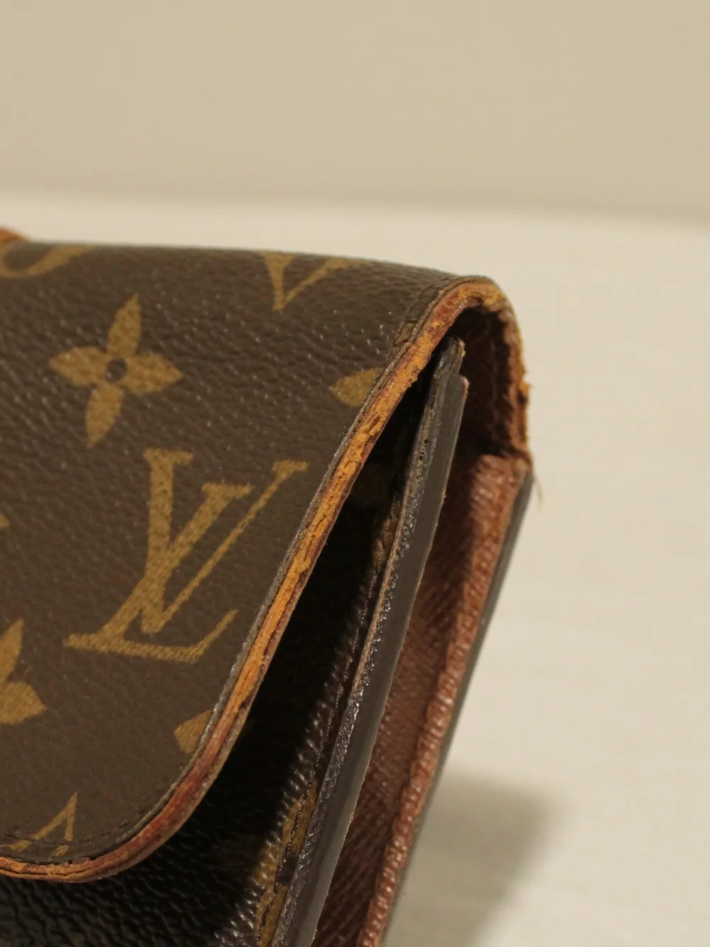 Louis Vuitton Brown Monogram Canvas Clutch Wallet